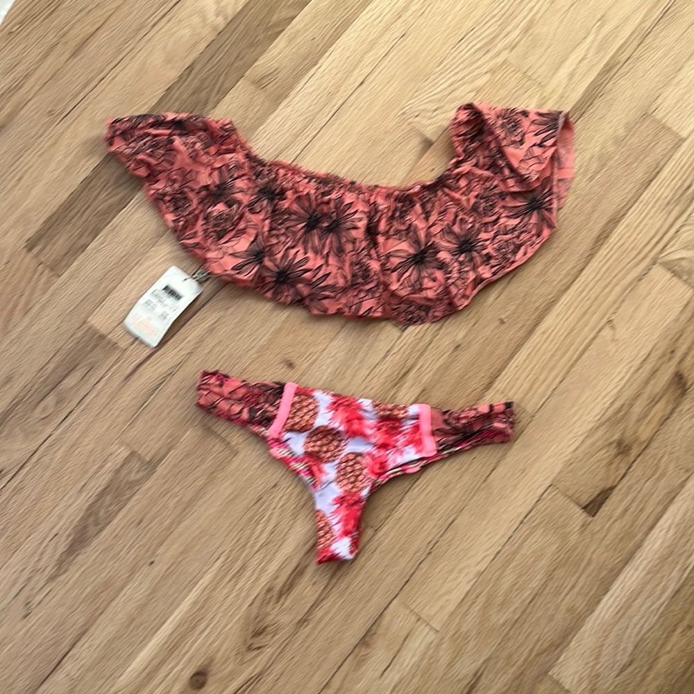 Maaji Ruffle Off-Shoulder Bikini